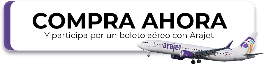 Compra tu boleta y participa en la rifa de un boleto aéreo con Arajet